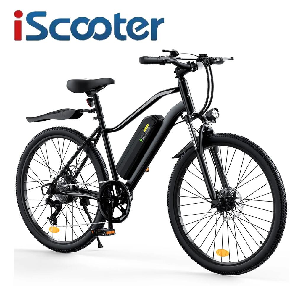 Електрически велосипед за възрастни iScooter EB3S, батерия 36 V 15 Ah, гуми 26"