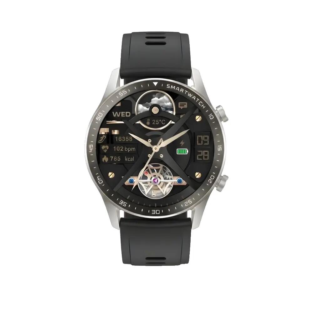 Gravity GT10-7 Silver/Black Smartwatch with 2 Straps 5/10