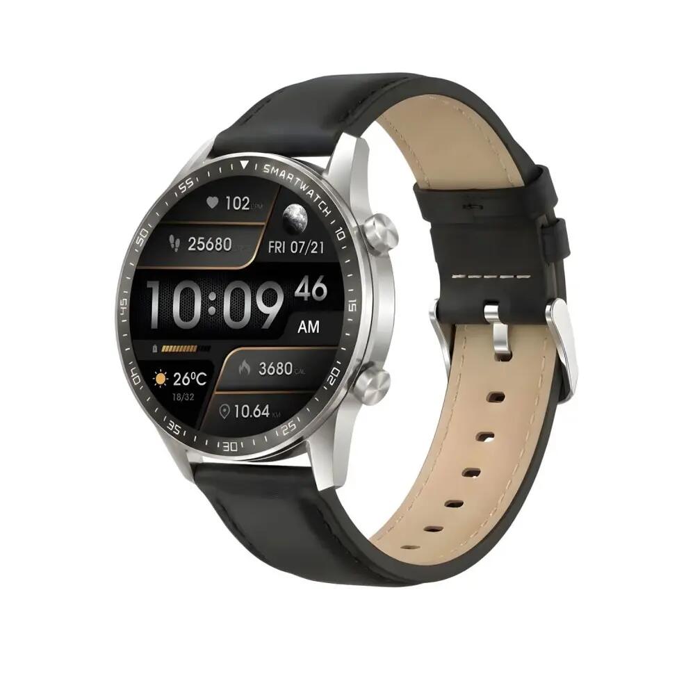 Gravity GT10-7 Silver/Black Smartwatch with 2 Straps 4/10