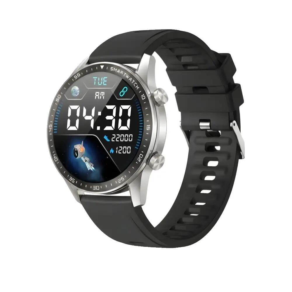 Gravity GT10-7 Silver/Black Smartwatch with 2 Straps 2/10