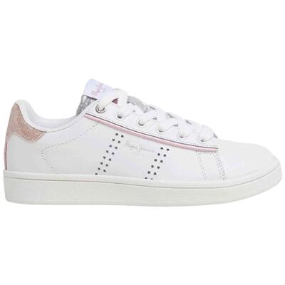 Scarpe Pepe Jeans modello Player Night "Blanca Glitter" per ragazze