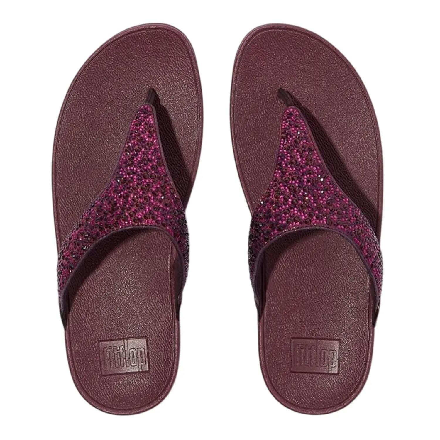 Sandales Motif/style Cristaux LULU Femme (Pourpre) 2/4