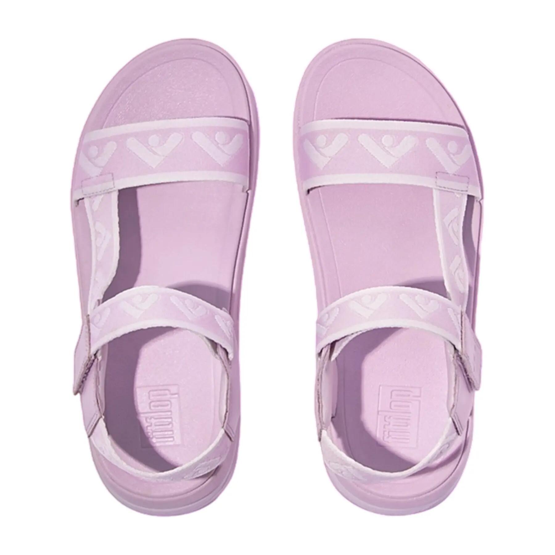Sandales Motif/style Tissé SURFF Femme (Rose Pâle) 4/5
