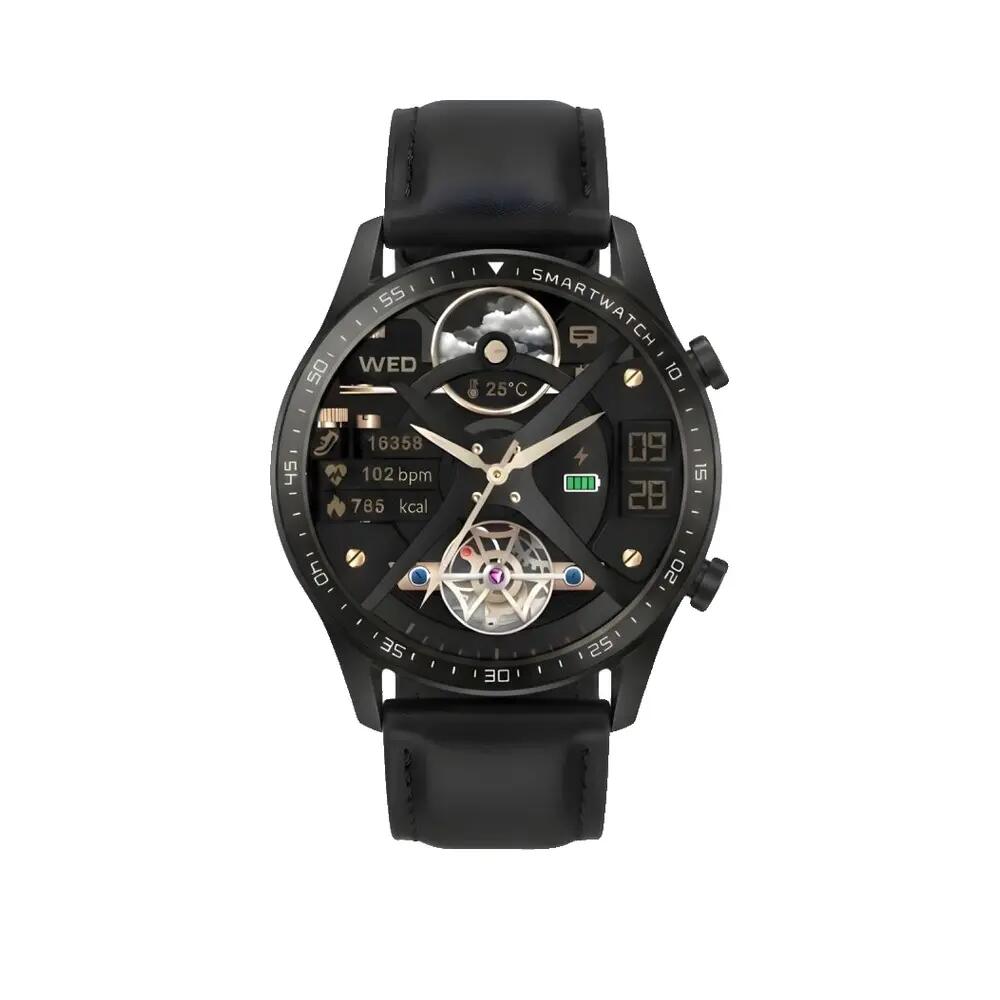 Gravity GT10 Black Smartwatch with 2 Straps 9/10