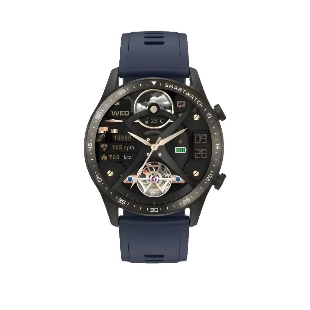 Gravity GT10 Black Smartwatch with 2 Straps 8/10