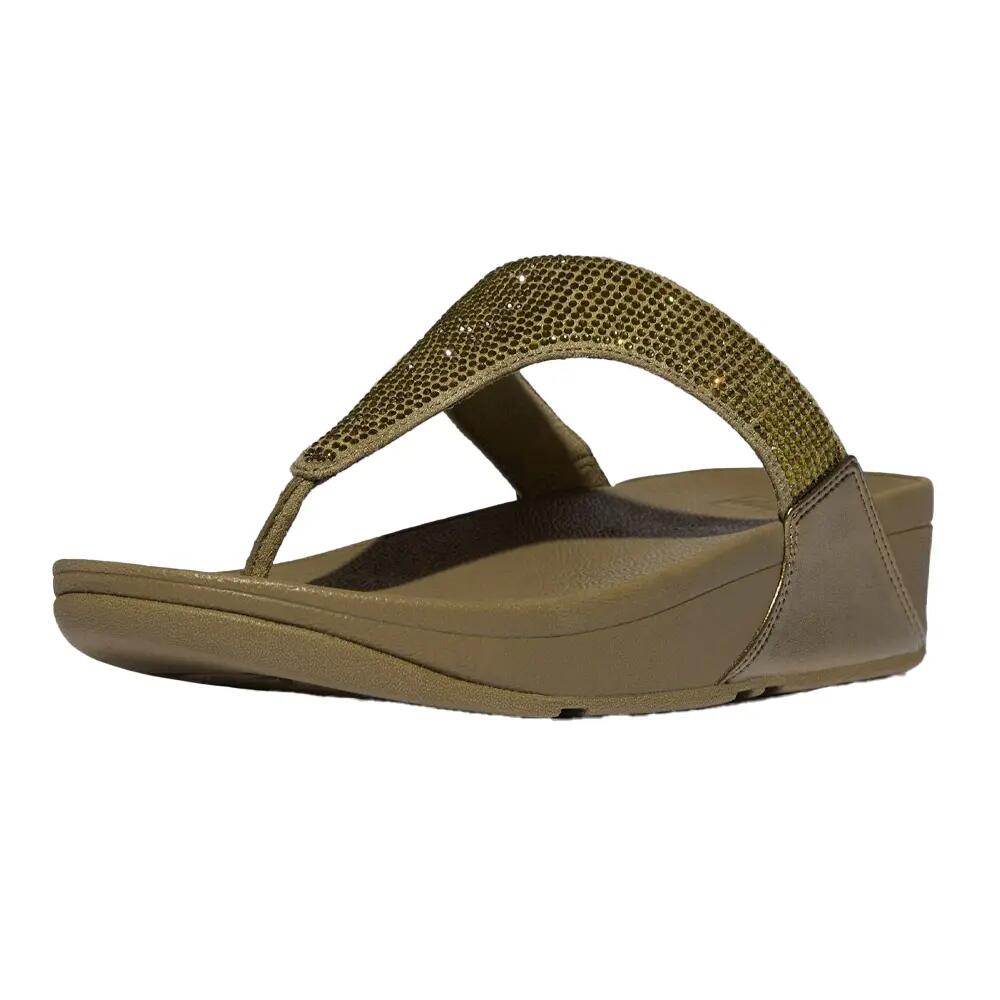 Sandales LULU Femme (Métallisé / Kaki) 5/5
