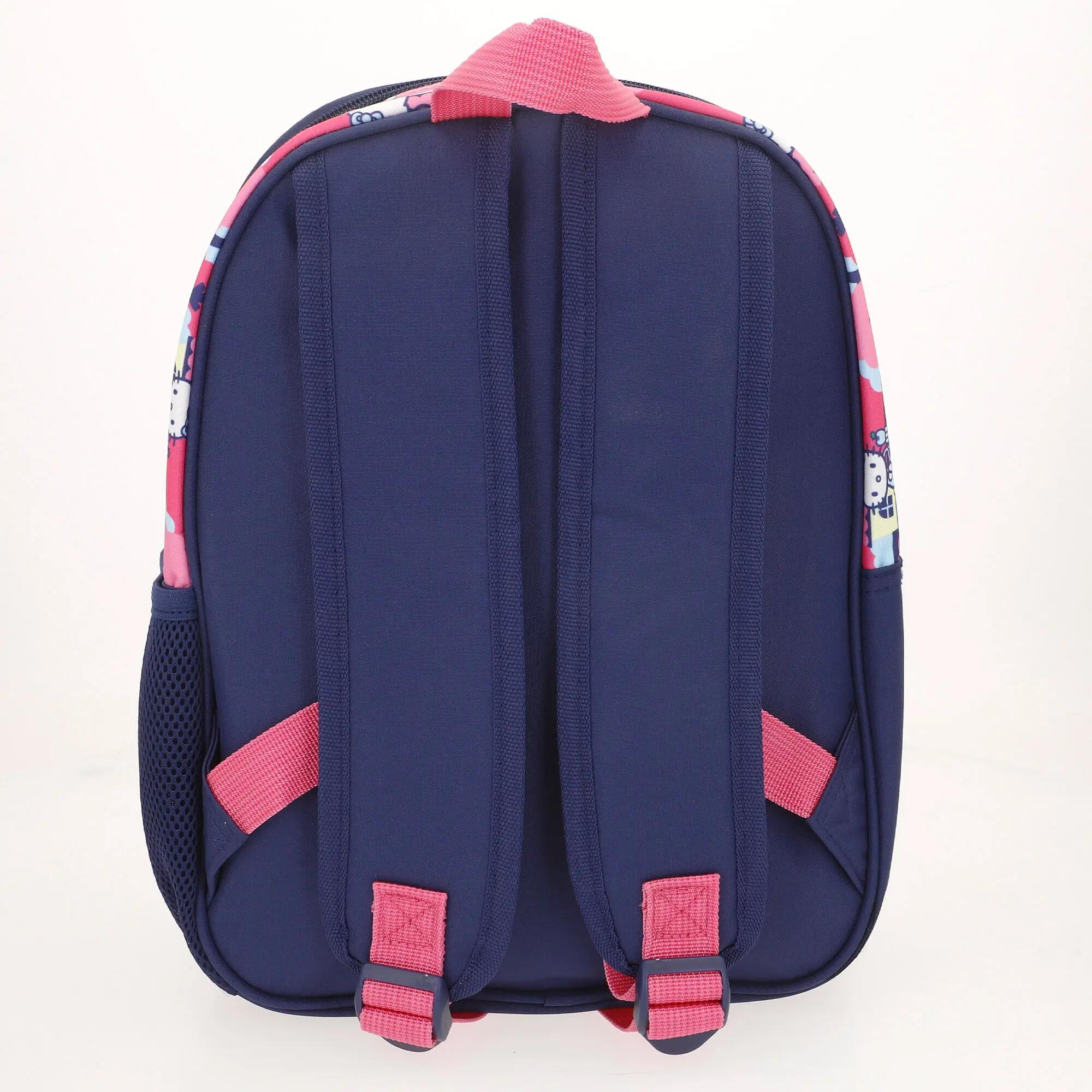 Hello Kitty Mochila pré-escolar 3D 25x10x32 cm + 3 anos 6/7