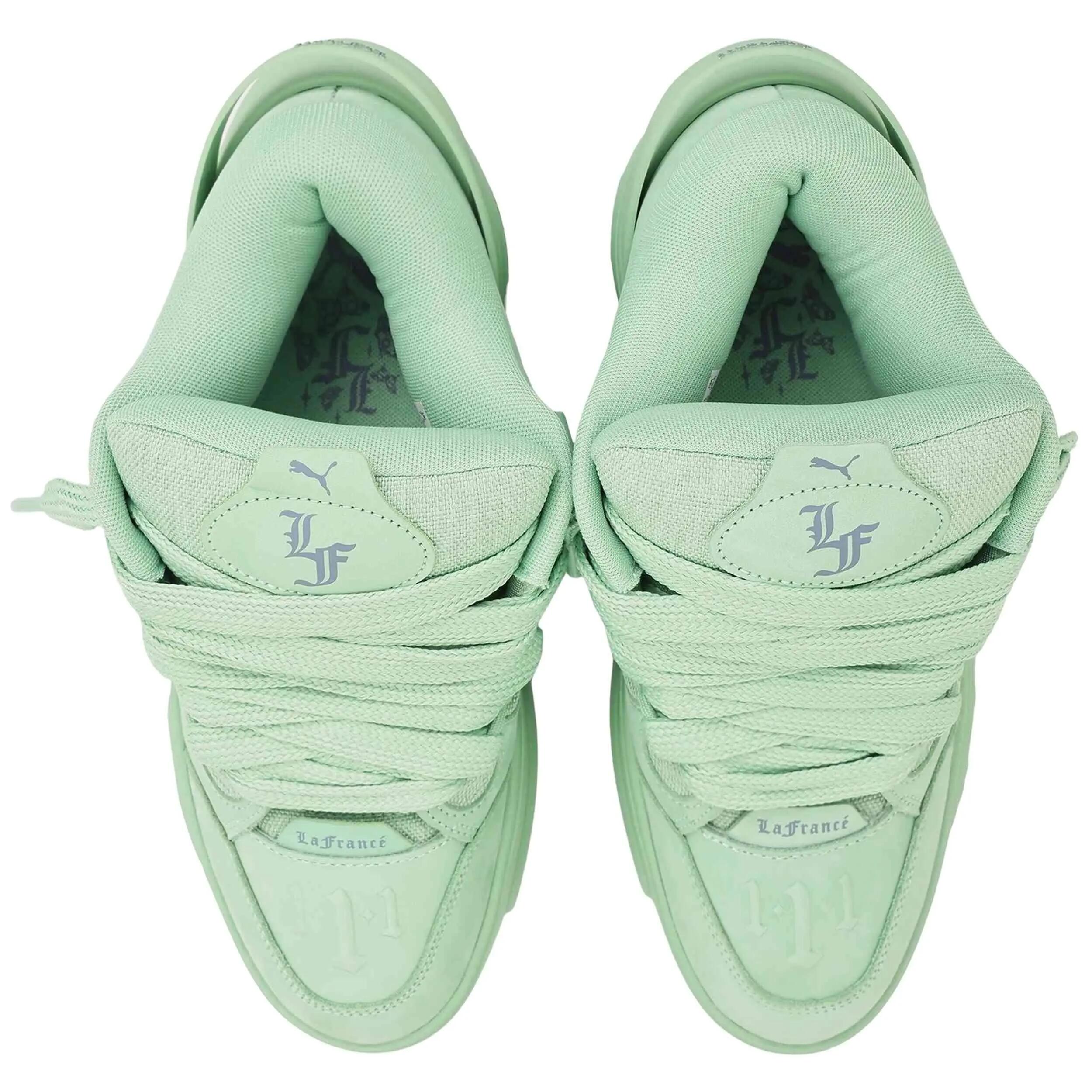 Turnschuhe Puma Modell LaFrancé "Pure Green-Gray Sky" für unisex 4/5