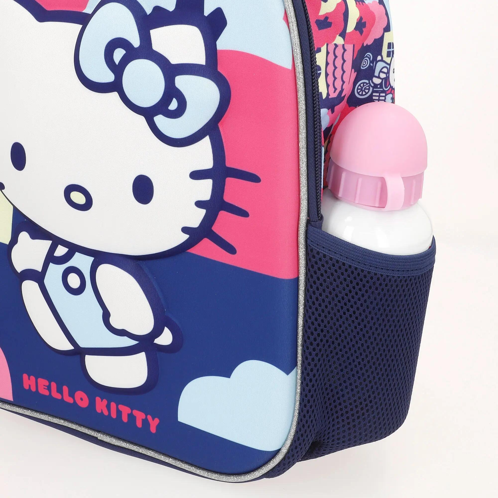 Hello Kitty Mochila pré-escolar 3D 25x10x32 cm + 3 anos 3/7
