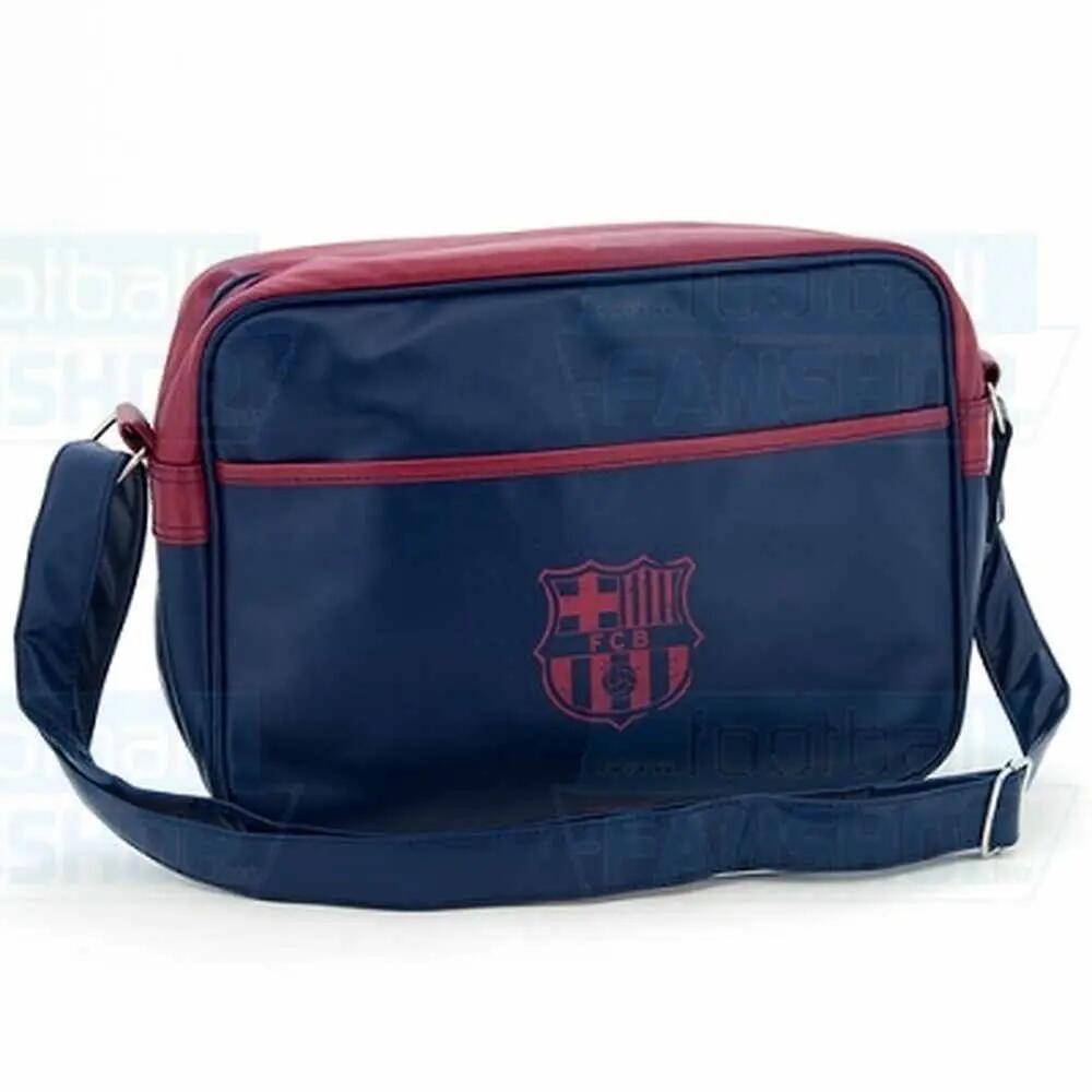 Barcelona oldaltáska közepes piros kék 2/2