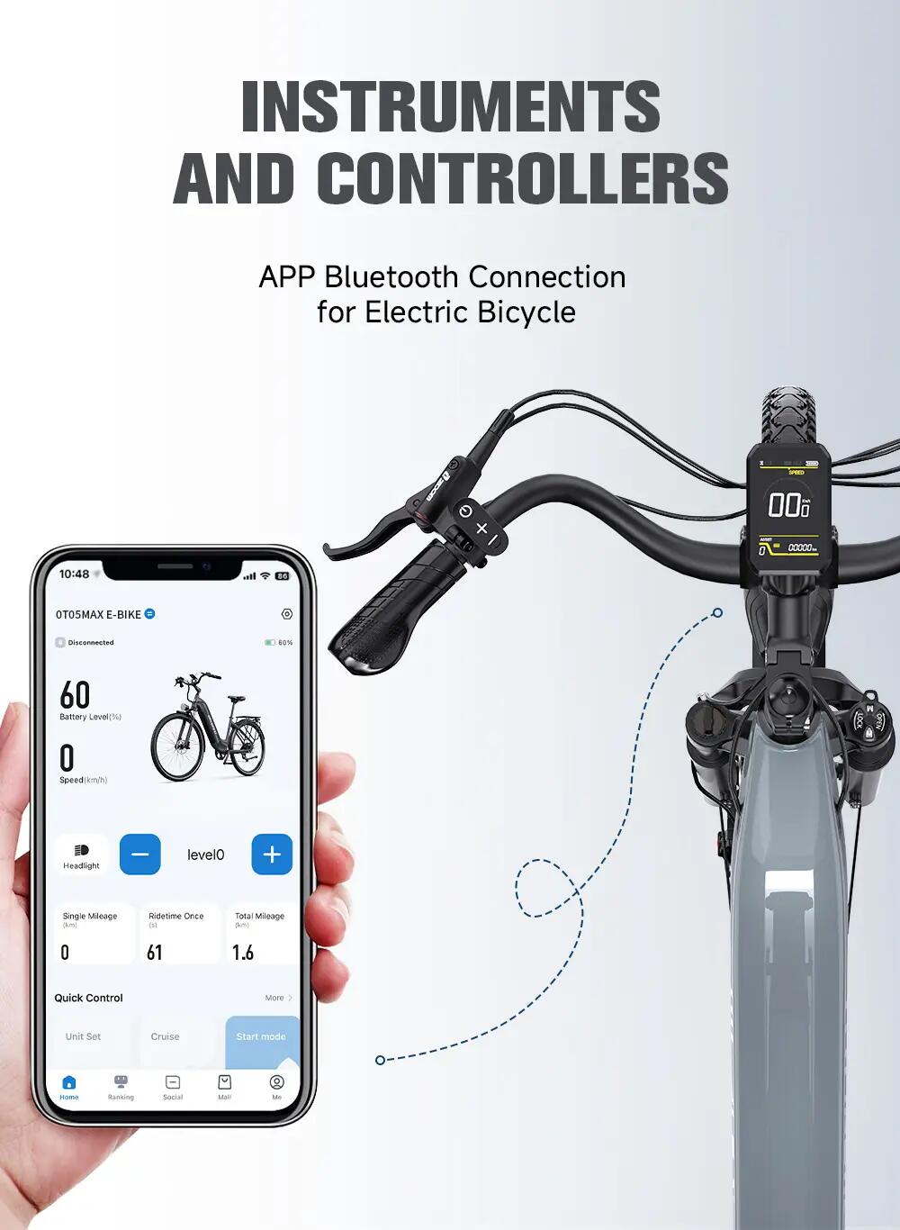 Európsky elektrobicykel ONESPORT OT05 MAX (bez akcelerátora), 36 V, 22,5 Ah 7/7