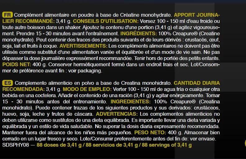 Creapure Kreatin 400 g SportDone 2/4