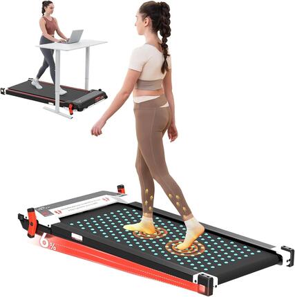 Laufband Mit Festem Winkel 6 %.ZX3,550 W,6,0 km/h,Fernbedienung.Massagegürtel