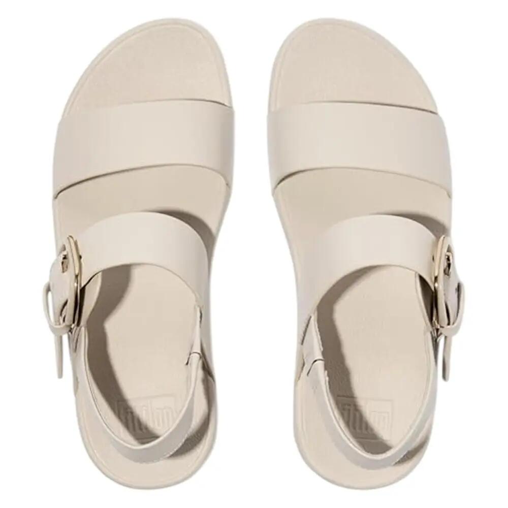 Lulusandalen met leren gesp voor dames (Parijs Beige) 3/6