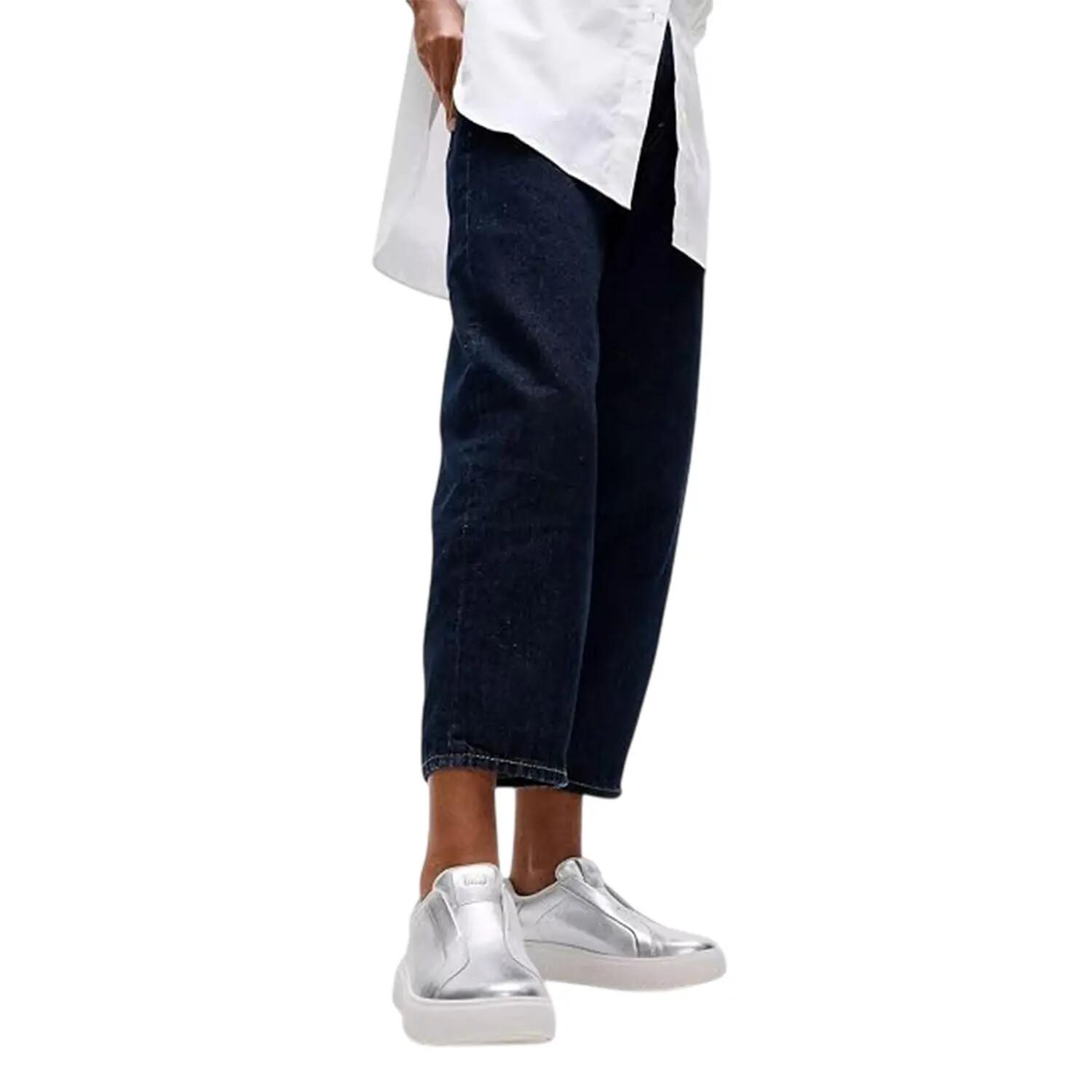 RTG leren sneakers zonder veters voor dames (Zilver) 5/5