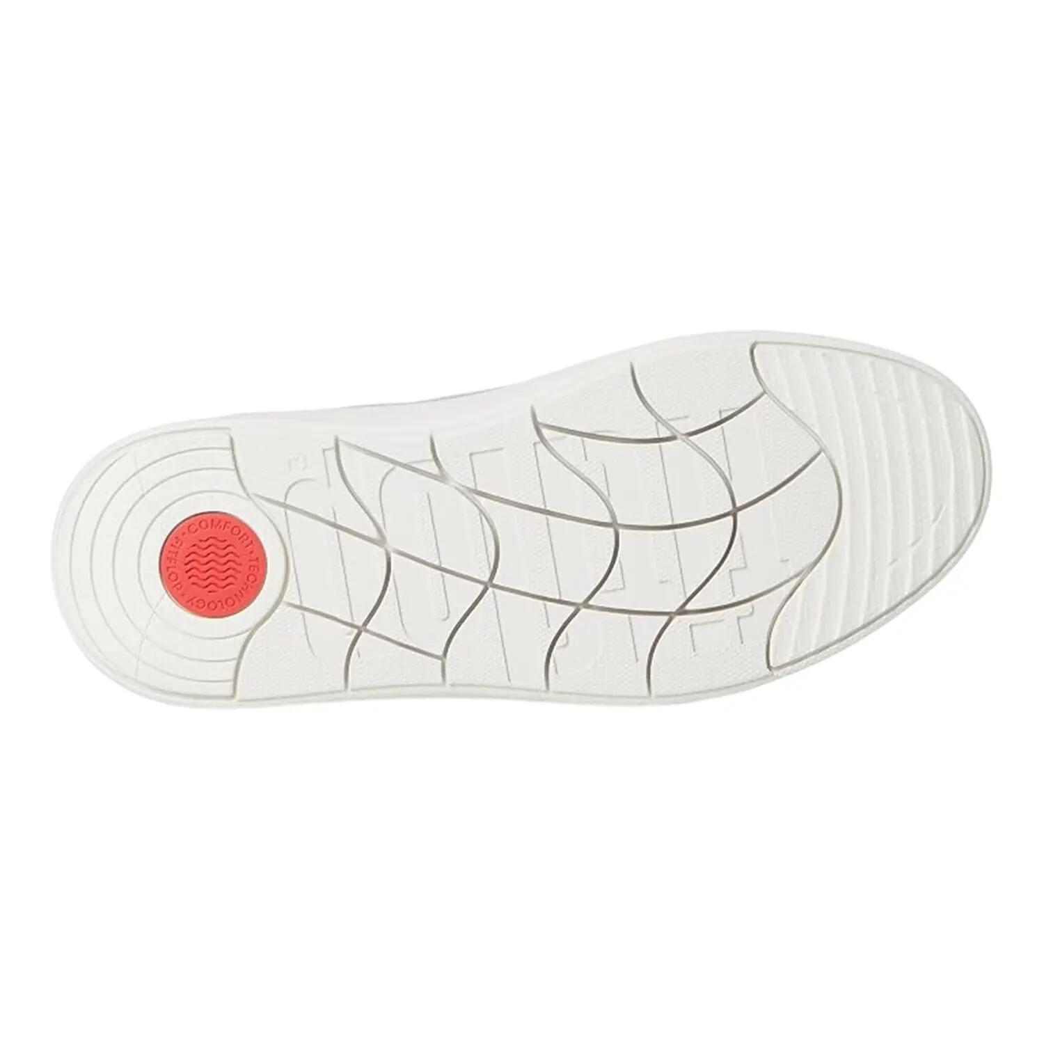 RTG leren sneakers zonder veters voor dames (Zilver) 4/5