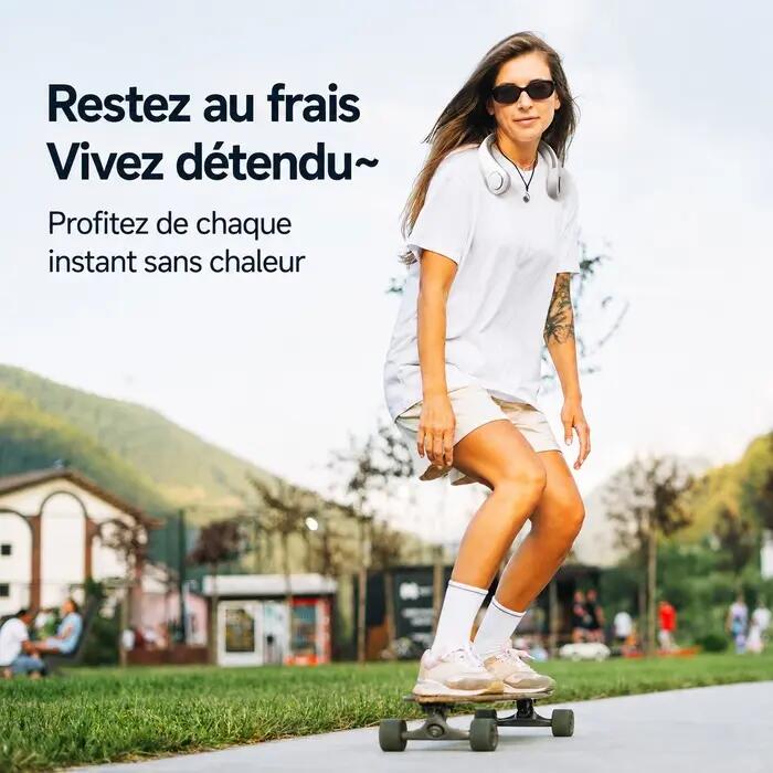 Ventilateur de cou JisuLife 3 gris 5/5