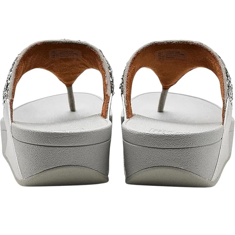 Sandales Motif/style Scintillant LULU Femme (Argenté) 2/6