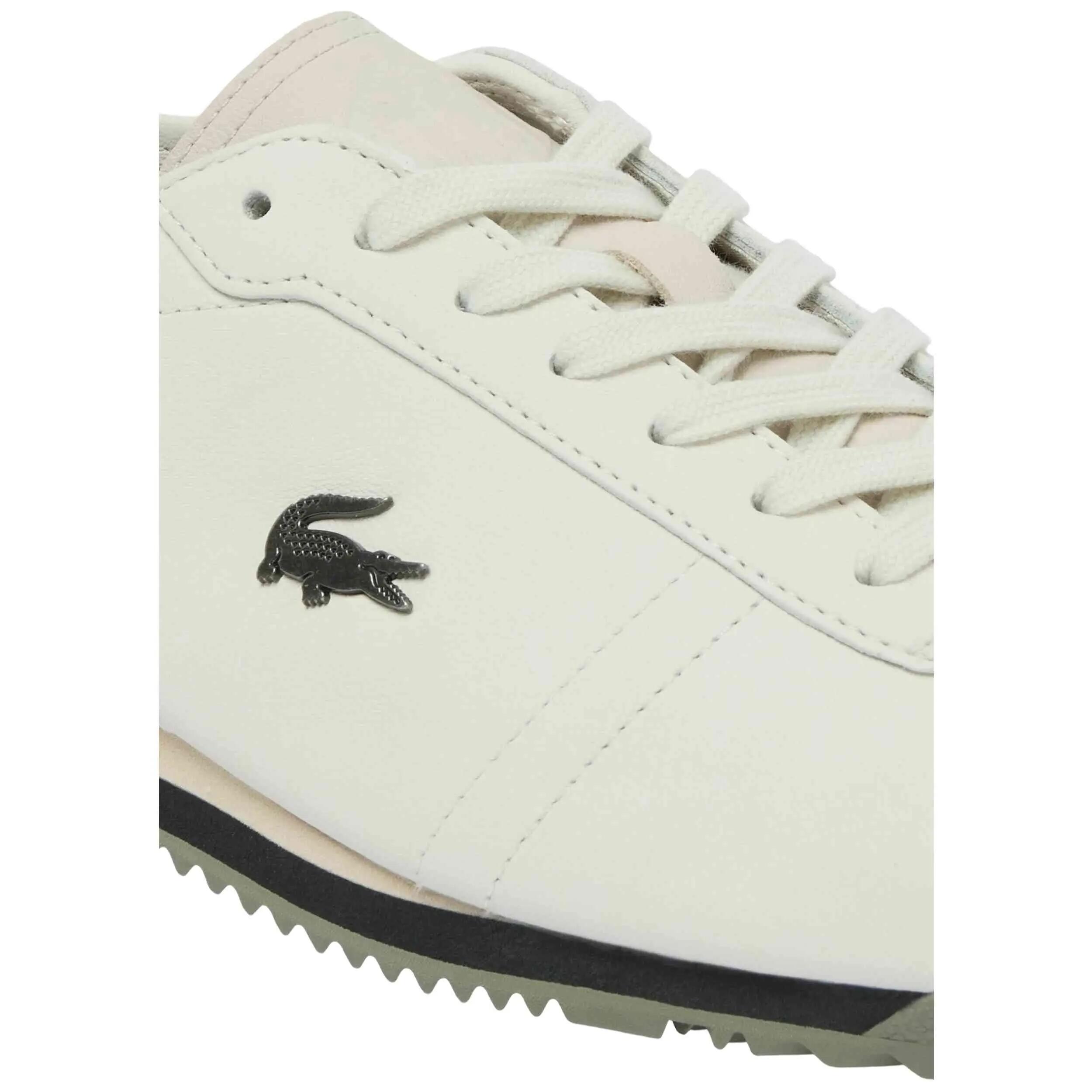 Scarpe Lacoste modello Club-Low "Off White / Khaki" per uomini 4/5