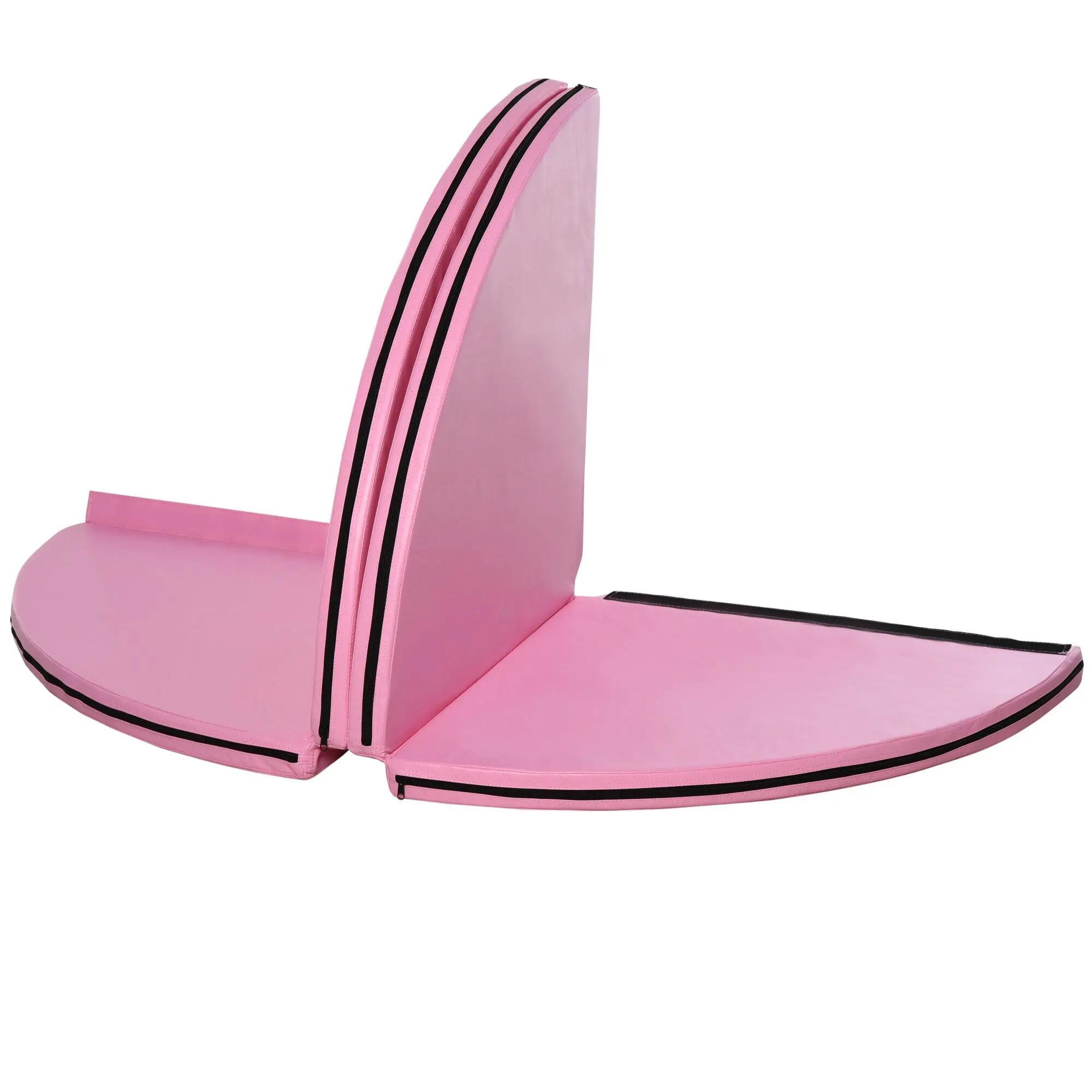 Tapete para pole dance 150x150x5 cm rosa HOMCOM 7/7