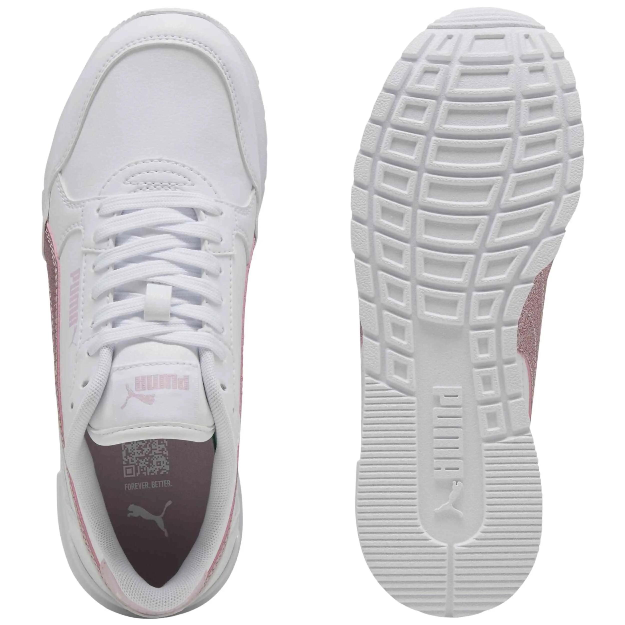 Sapatilhas Puma modelo ST Runner v4 SL Glitter Jr para garotas 5/5