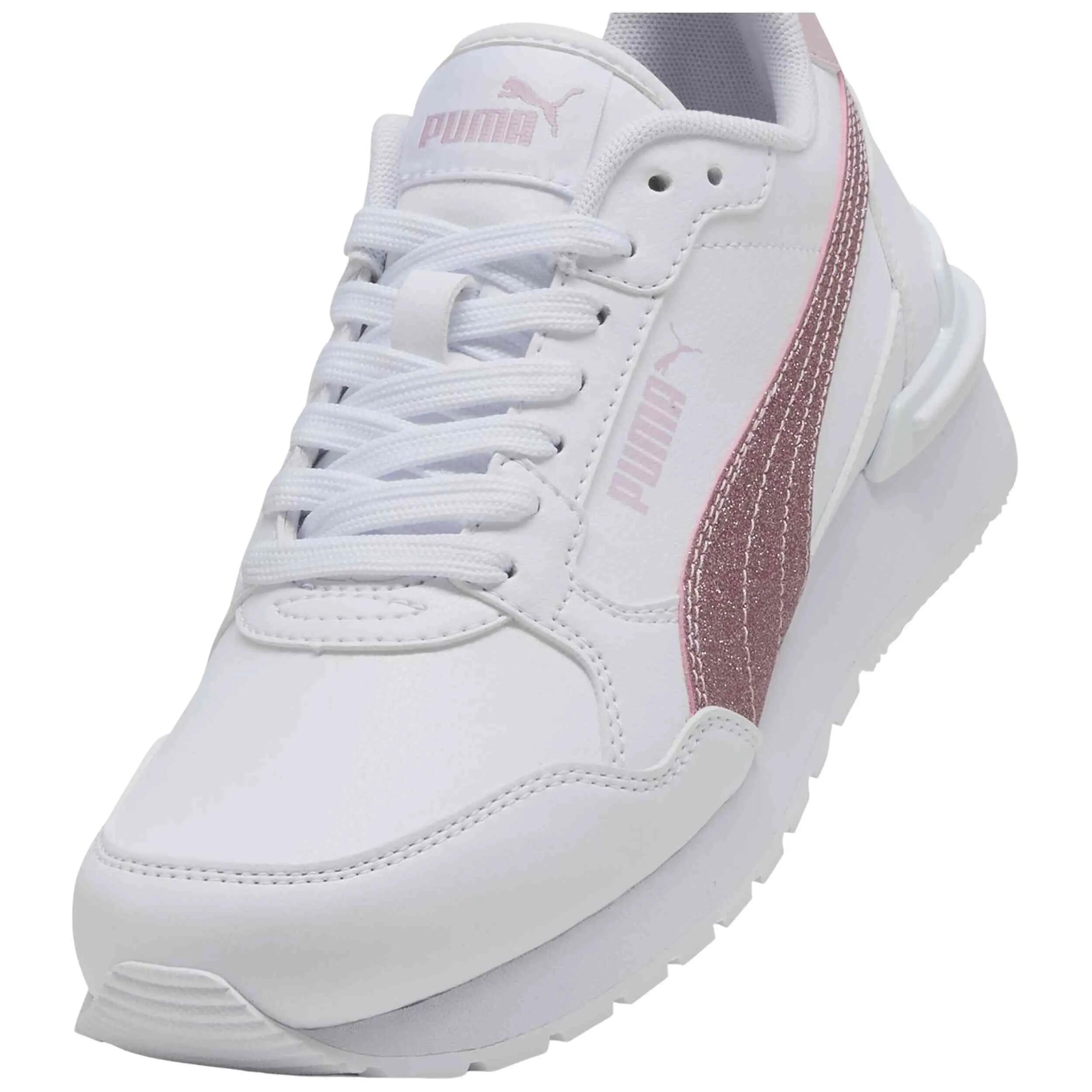 Sapatilhas Puma modelo ST Runner v4 SL Glitter Jr para garotas 4/5