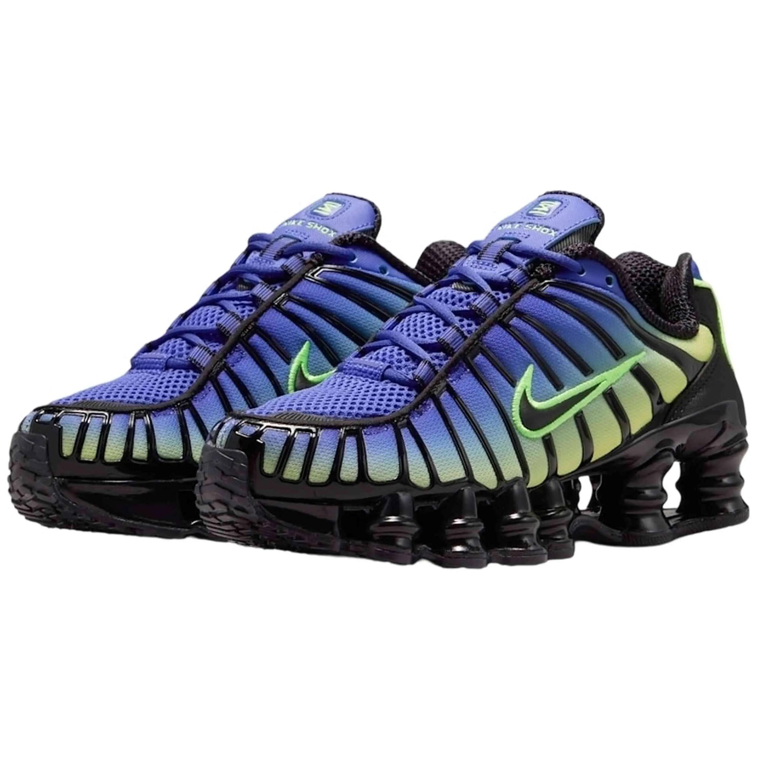 Nike Zapatillas de niño Casual SHOX TL (GS) Azul — foto 3