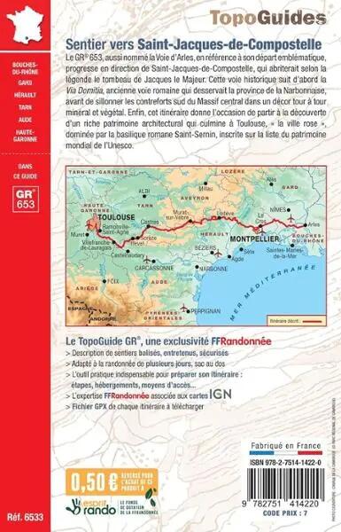 GR653 ST JACQUES-DE-COMPOSTELLE : ARLES-TOULOUSE 6533 2/2