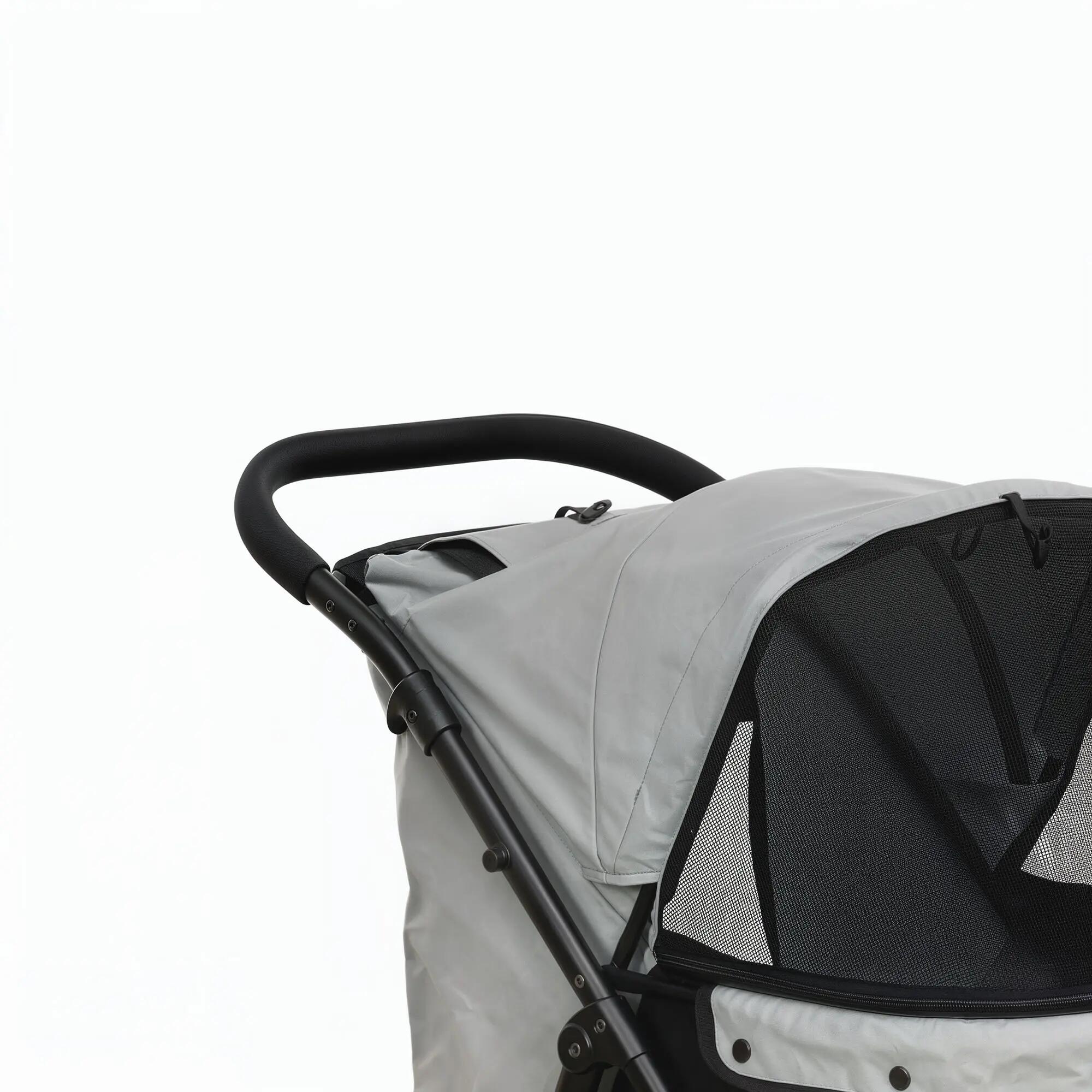 Carrinho para cães 100l x 58b x 100h cm cinzento PawHut 9/9