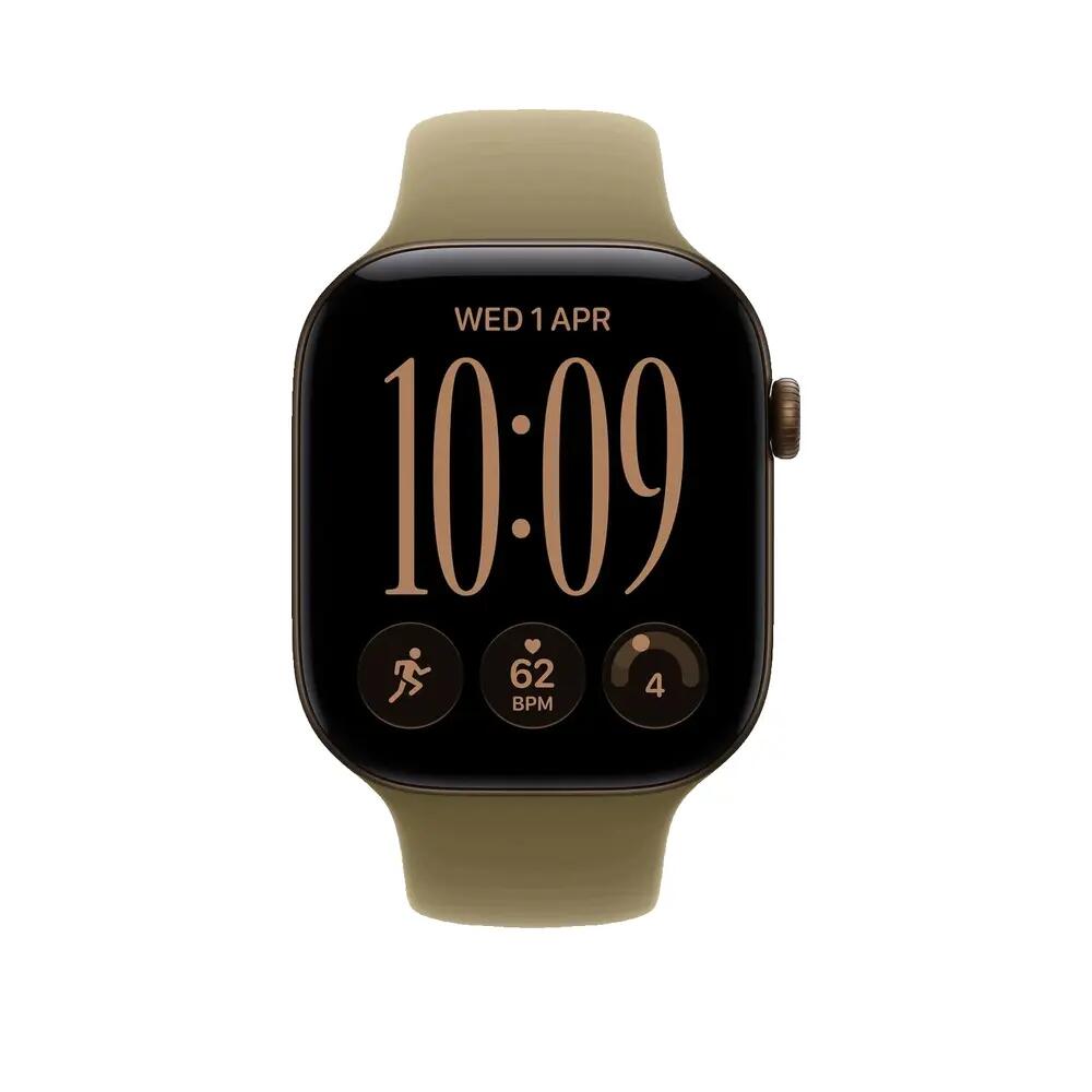 Montre connectée Apple Series 12 Aluminium bronze foncé 2/2