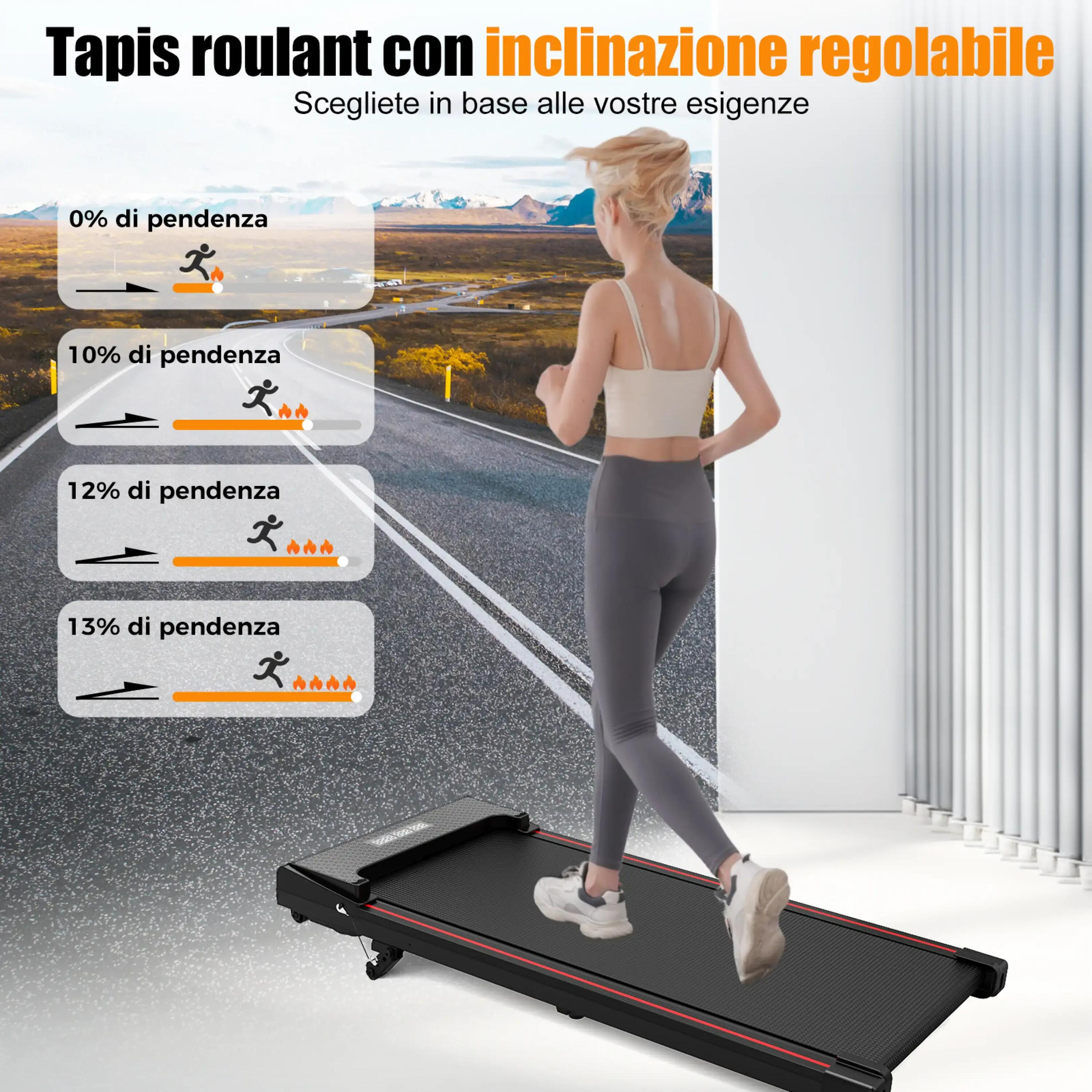 Tapis de marche inclinable jusqu'à 13.41%- Citysports - Moteur 440W -6,0 km/h 2/7