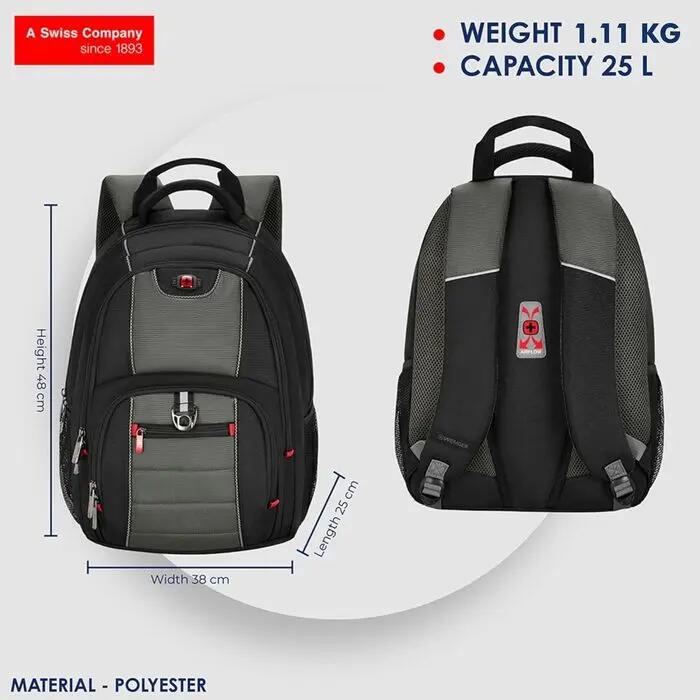 Sac à dos ordinateur WENGER PILLAR 16" Noir 4/6