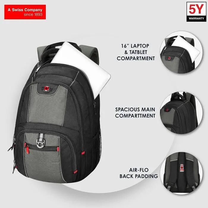Sac à dos ordinateur WENGER PILLAR 16" Noir 3/6