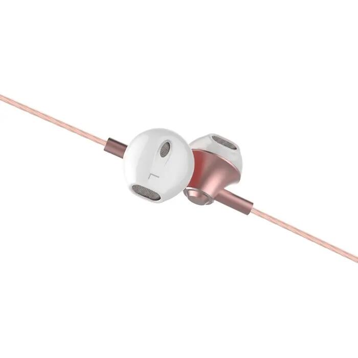 M1B ECOUTEURS STEREO JACK 3.5MM ALUMINIUM OR ROSE 2/3
