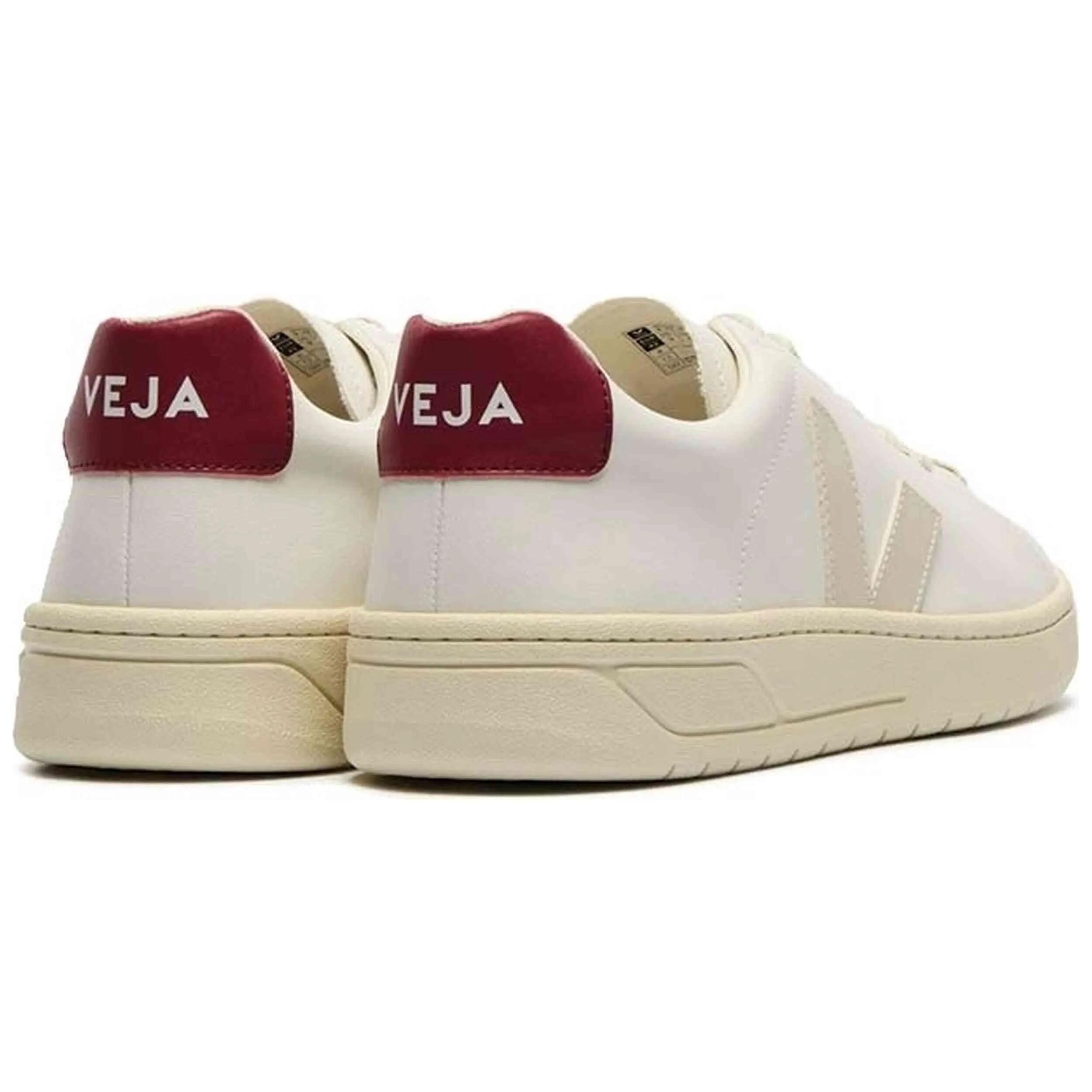 Zapatillas Veja modelo Zapatillas Veja Urca blanco rojo blanco crema para mujer 3/3
