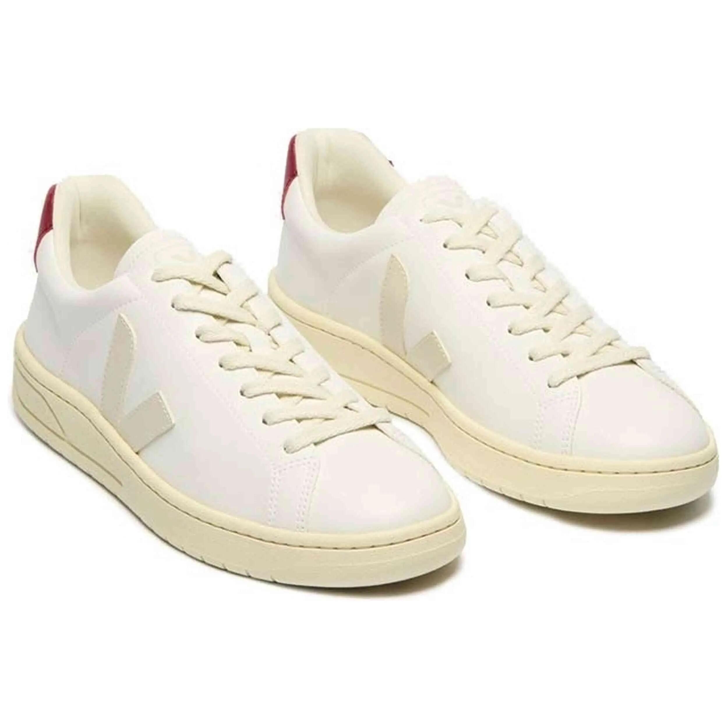 Zapatillas Veja modelo Zapatillas Veja Urca blanco rojo blanco crema para mujer 2/3