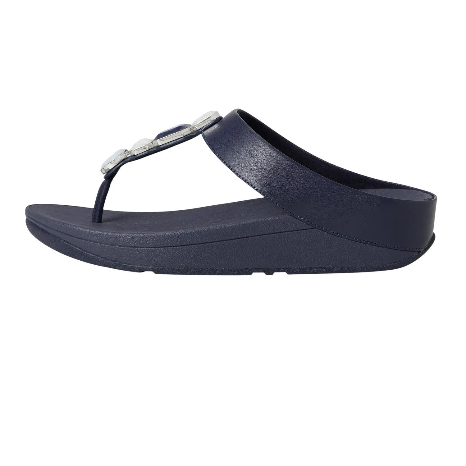 Sandales Motif/style Pierre FINO Femme (Bleu Nuit) 3/6