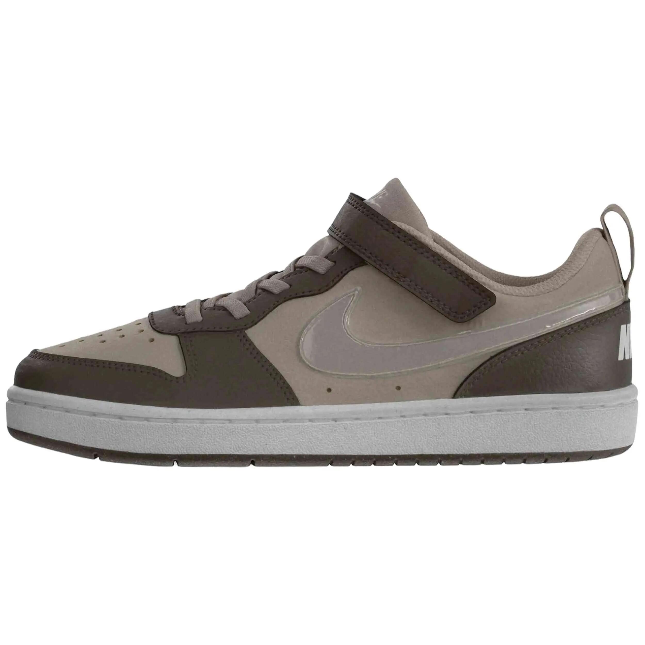 Baskets Nike modèle Court Borough Low "Moon Particle/Cave S pour unisexe enfants 2/4