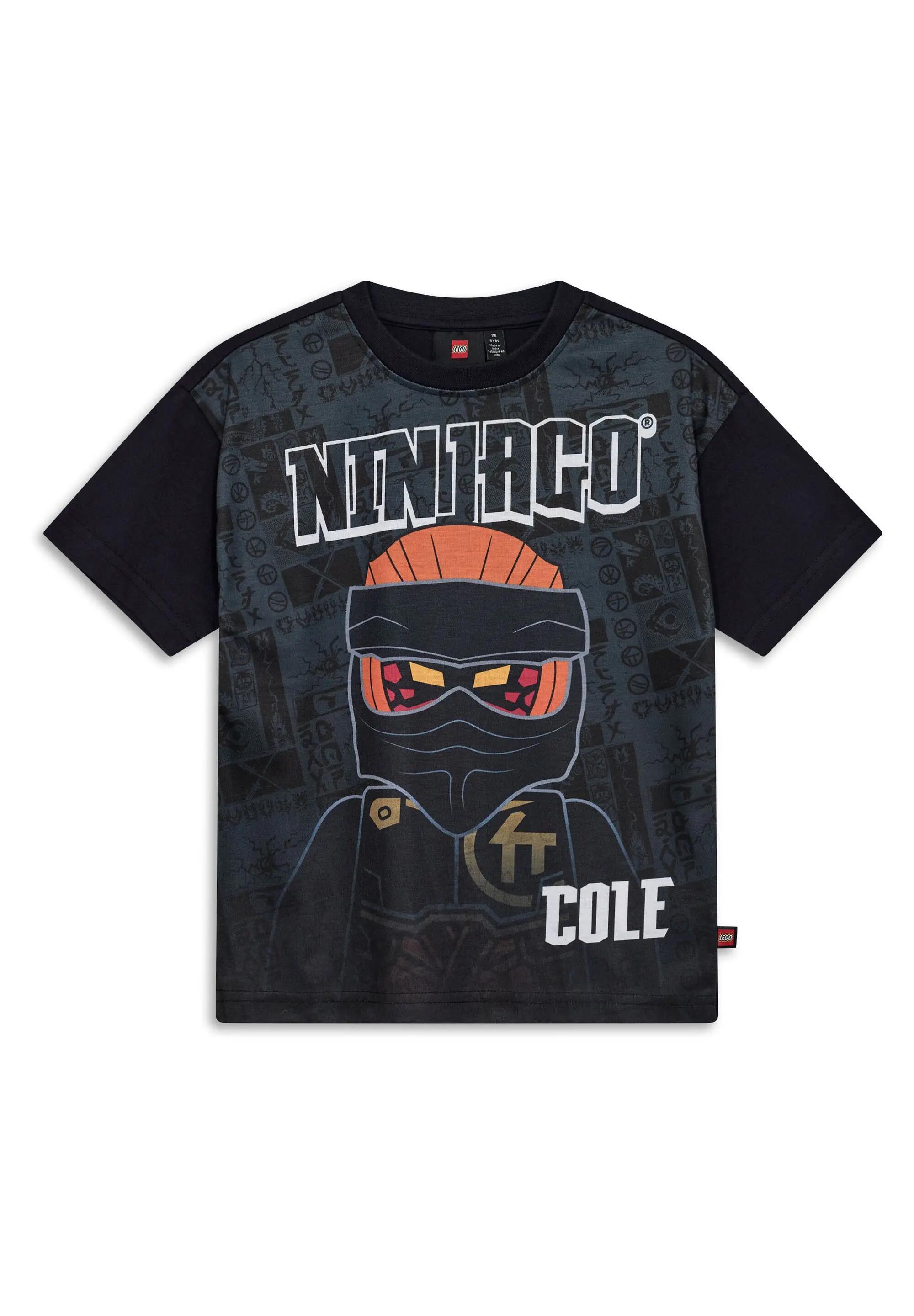 Koszulka dziecięca LEGO NINJAGO z nadrukiem Cole'a 12011405/995 - czarna 4/4
