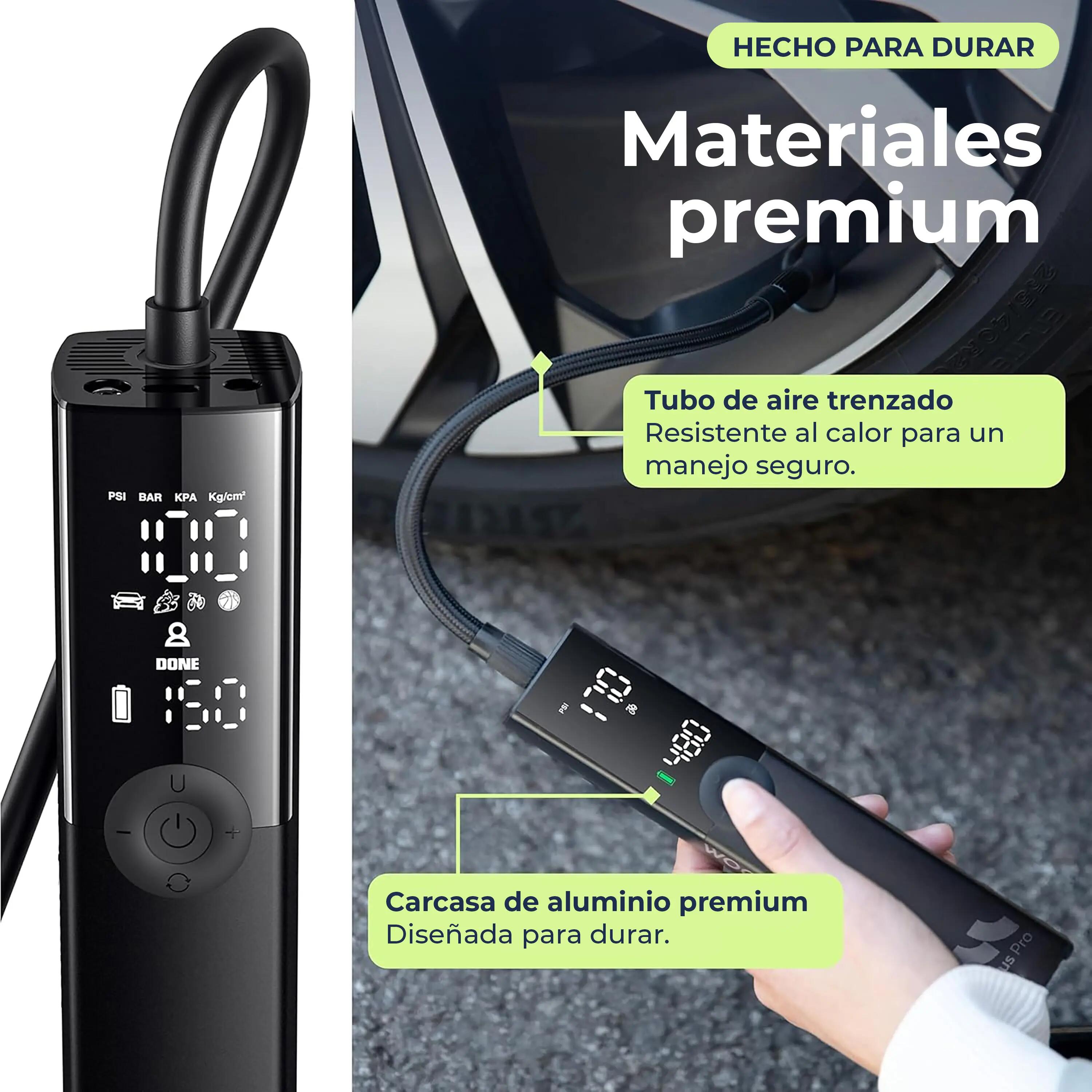 Woowind Ventus Pro Kompakter tragbarer Inflator, schwarz 7/13
