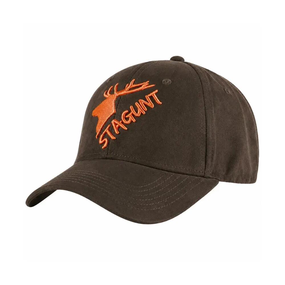Casquette Peisey Stagunt Marron Logo Orange 2/5