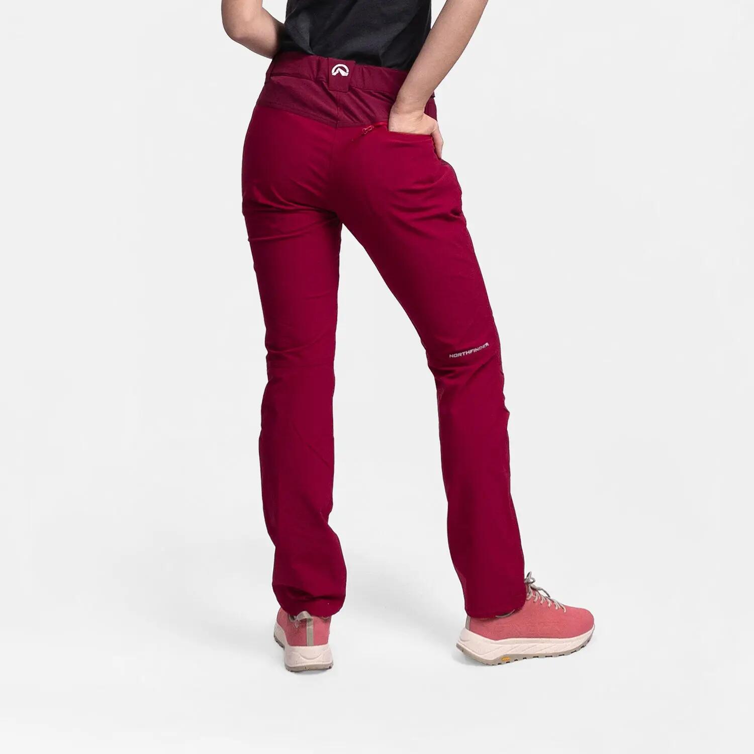 Dámské turistické kalhoty 4-way stretch PLARET1 4/4