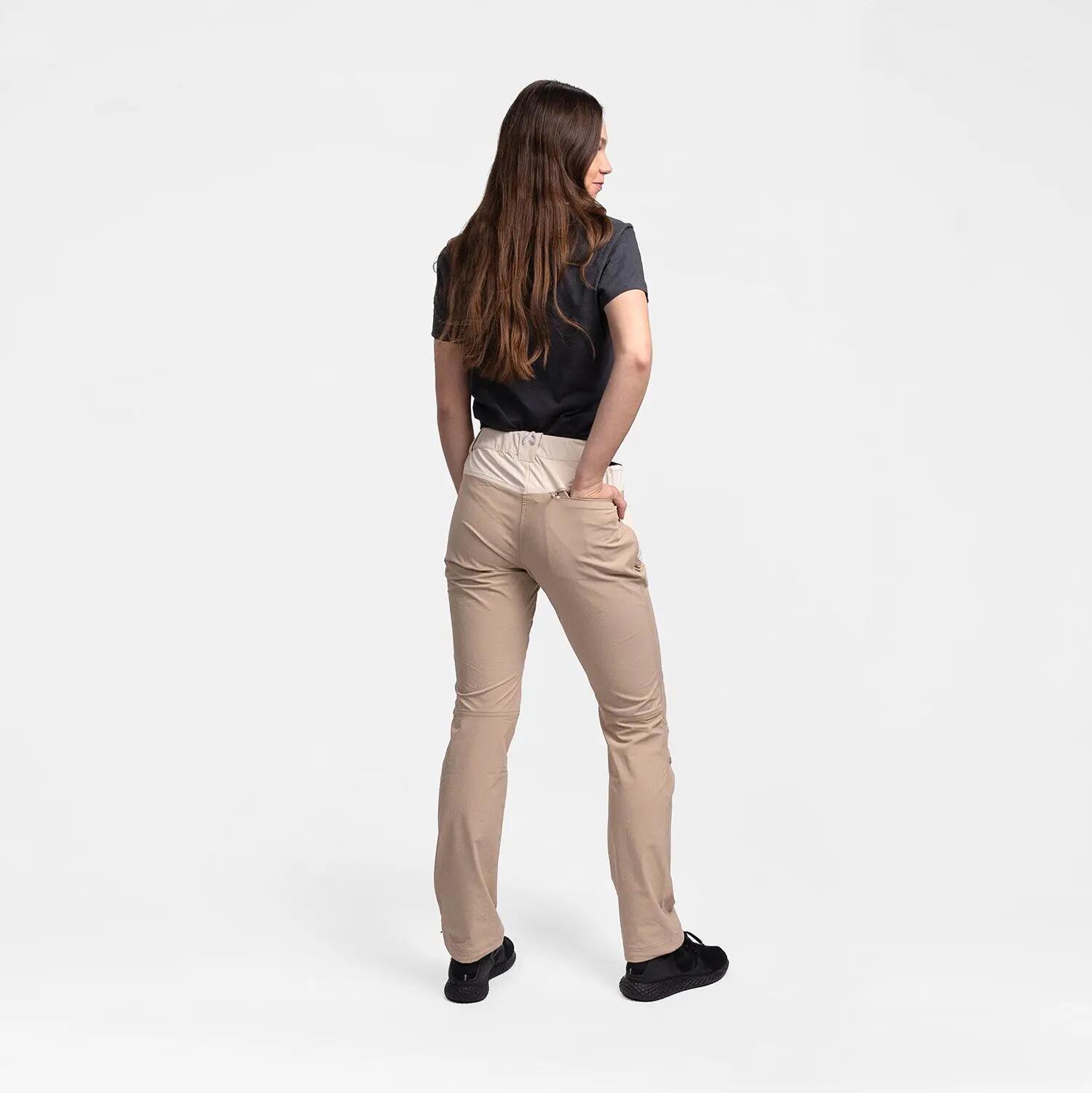 Dámské turistické kalhoty 4-way stretch PLARET1 4/5