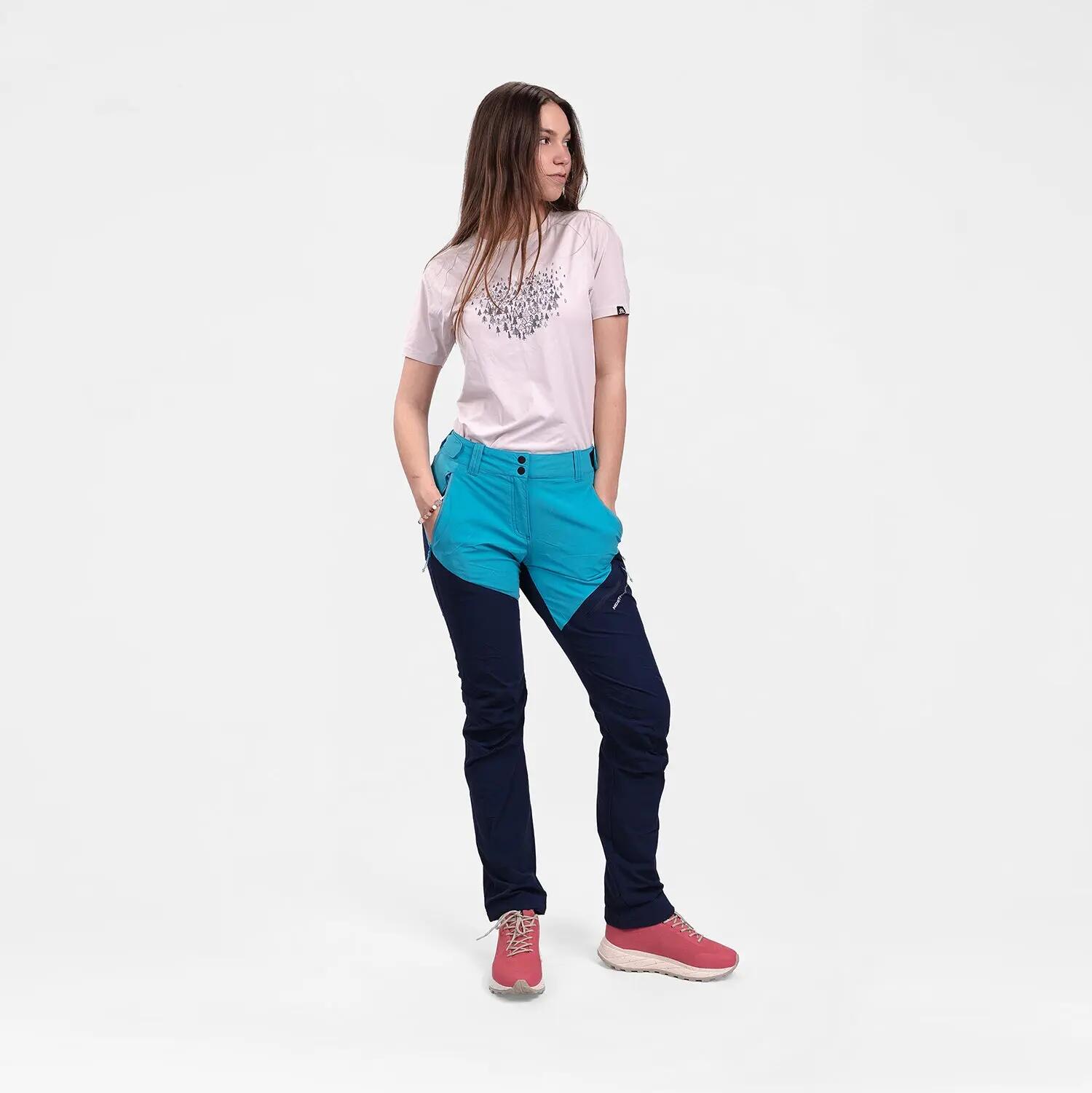 Dámské turistické kalhoty 4-way stretch PLARET1 2/5