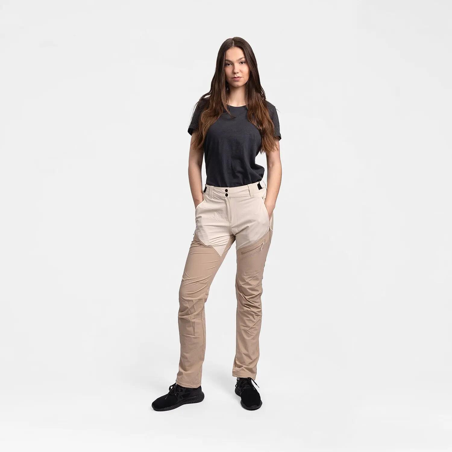 Dámské turistické kalhoty 4-way stretch PLARET1 2/5
