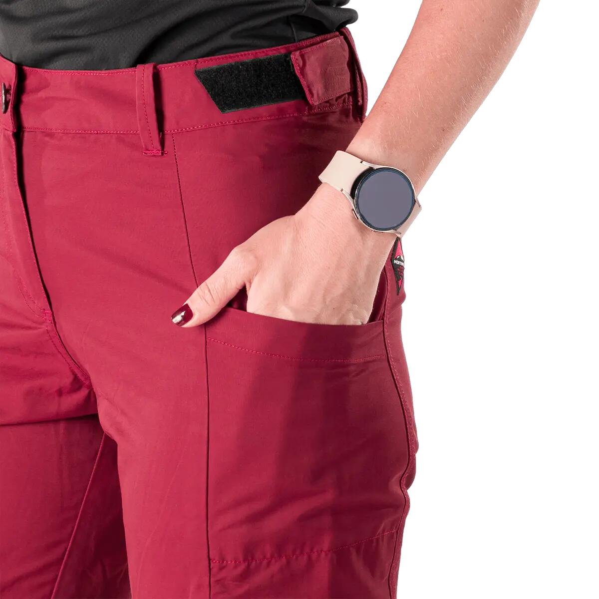 Dámské outdoorové kalhoty z vodoodpudivé bavlněné směsi TRYANN 6/8
