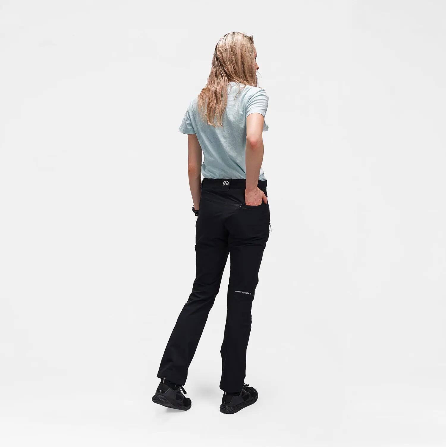 Dámské turistické kalhoty 4-way stretch PLARET1 4/6