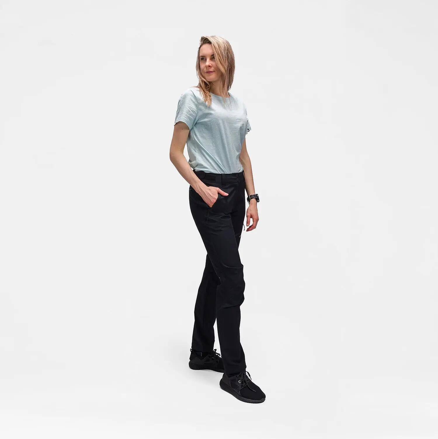 Dámské turistické kalhoty 4-way stretch PLARET1 2/6