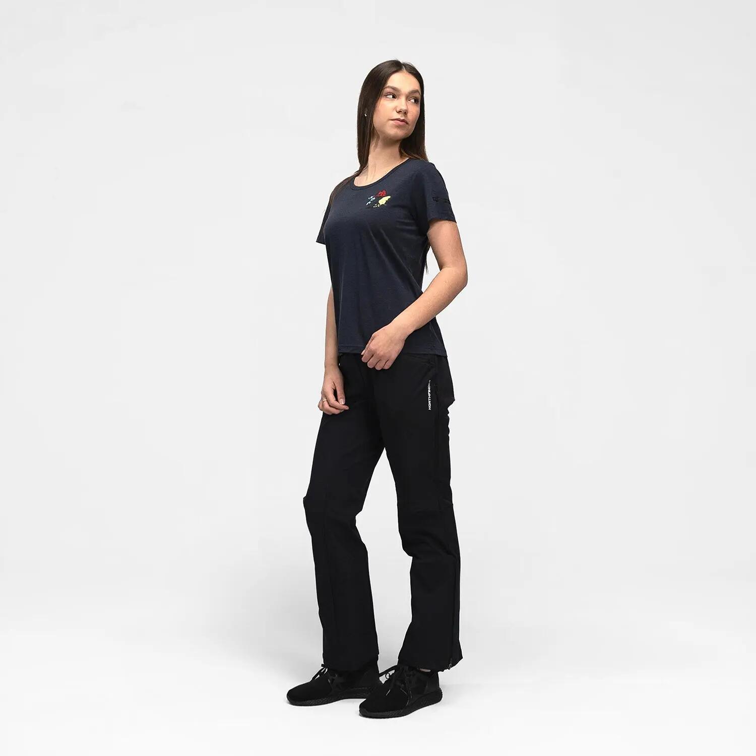 Dámské outdoorové tričko merino s termoregulační funkcí ILANA 3/6