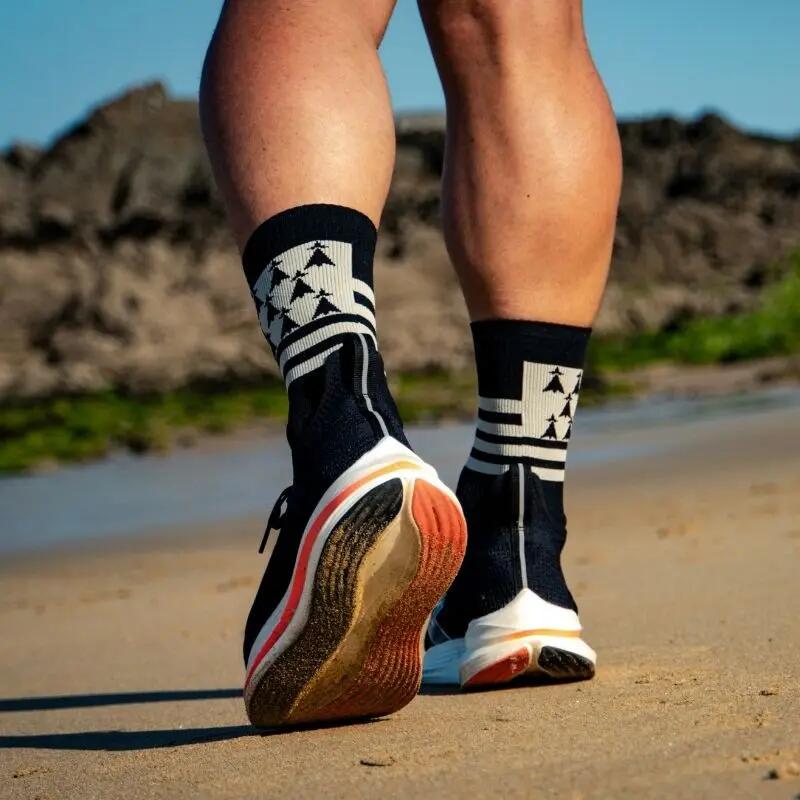 Calcetines BV Sport Trail Ultra + ''Bretagne'' Negro 3/5